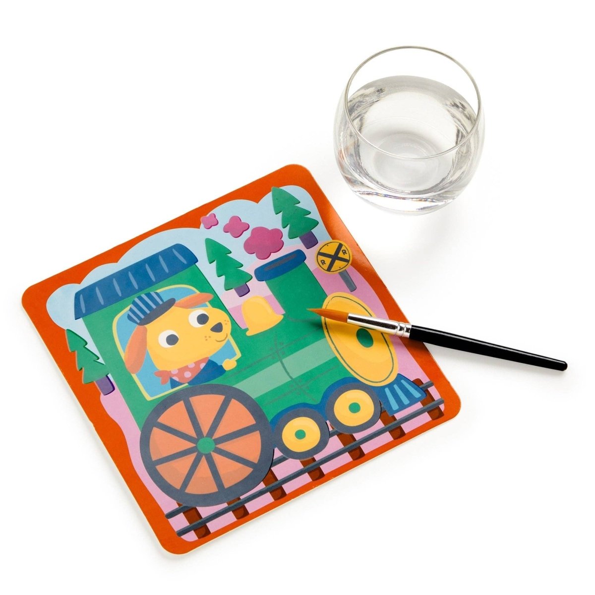 Busy Vehicles Color Magic Water-Reveal Kit - Chronicle Books Arts & Crafts sold by Rosebud & Jo