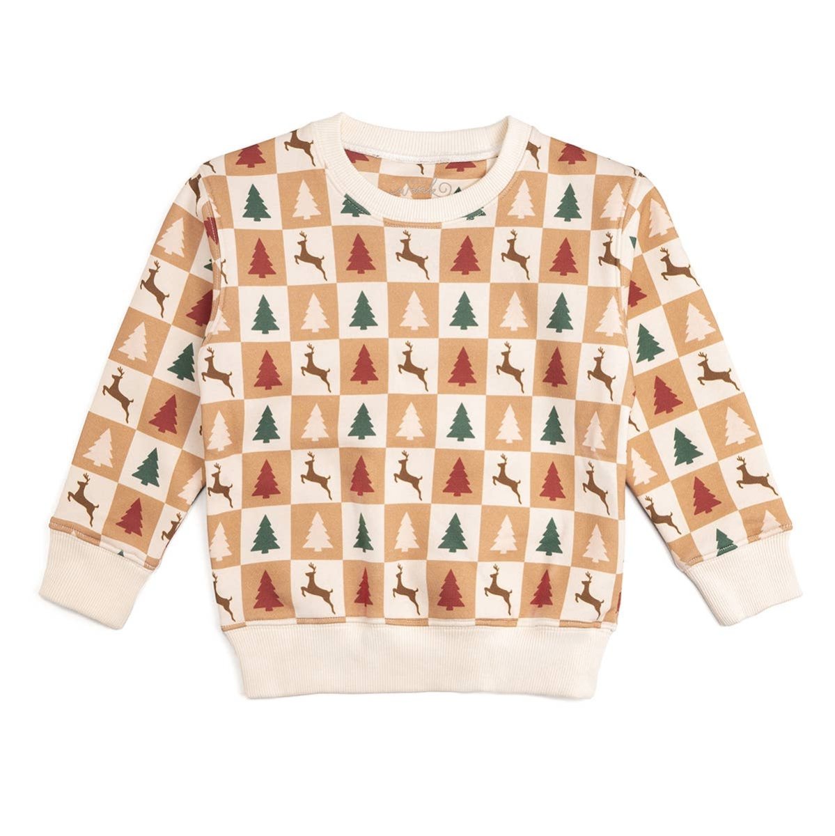 Cabin Christmas Sweatshirt - Sweet Wink Baby & Toddler Clothing sold by Rosebud & Jo