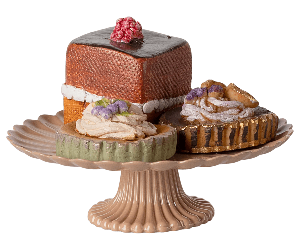 Cakes and Cakestand, Mini - Maileg Toy sold by Rosebud & Jo