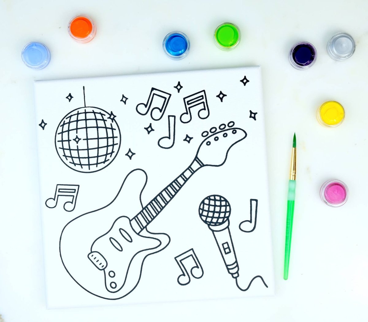 Canvas Painting Kit - Music Magic - Twirling Bird Creative Art sold by Rosebud & Jo