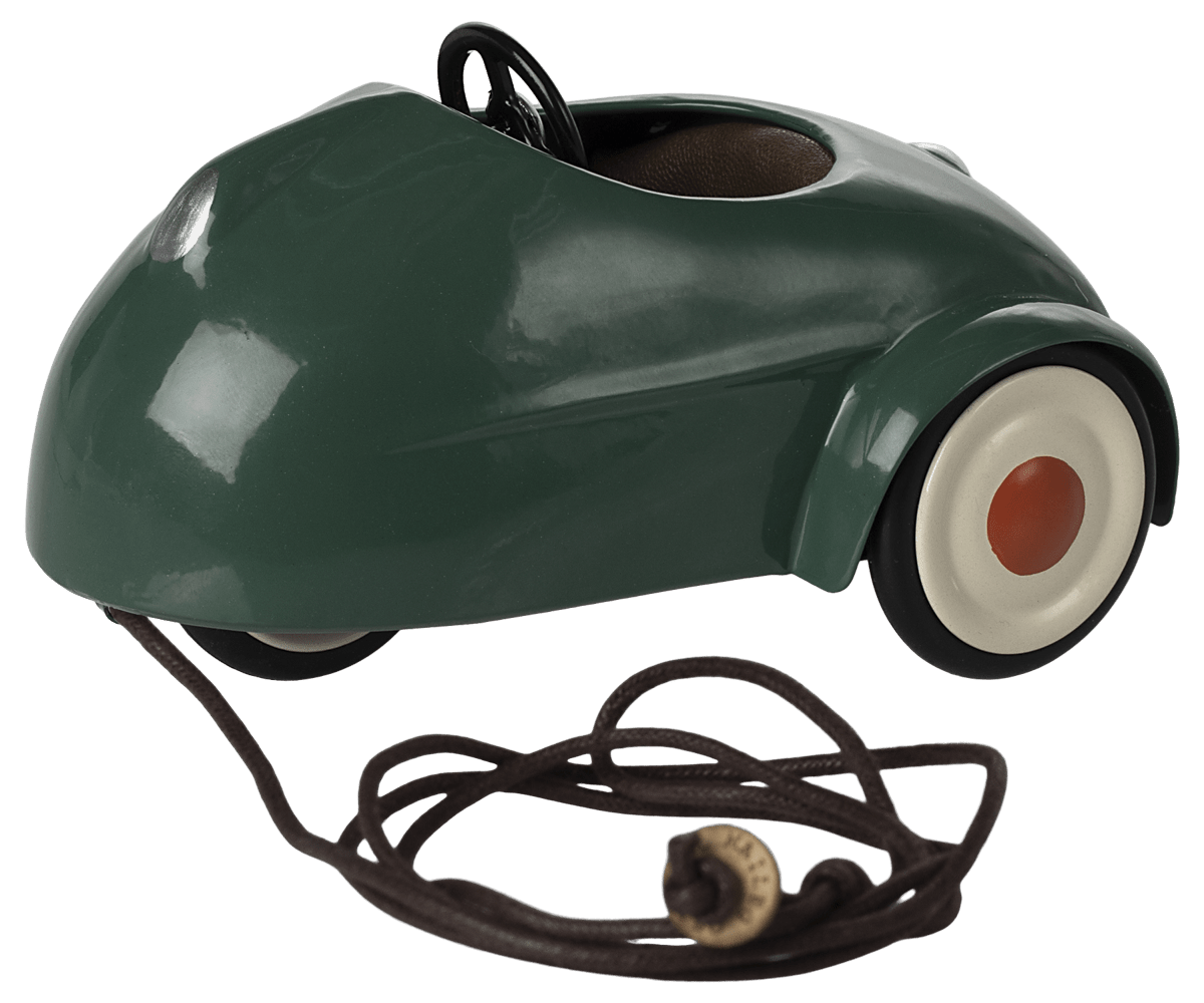 Car, Mouse, Dark Green - Maileg Toy sold by Rosebud & Jo