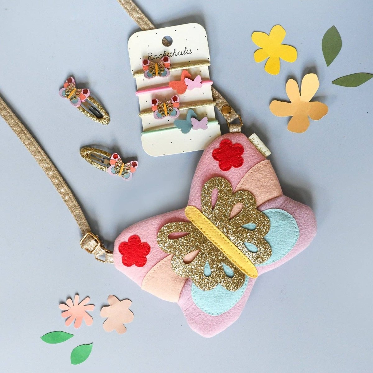 Carnival Butterfly Clips - Rockahula Kids US Hair Accessory sold by Rosebud & Jo