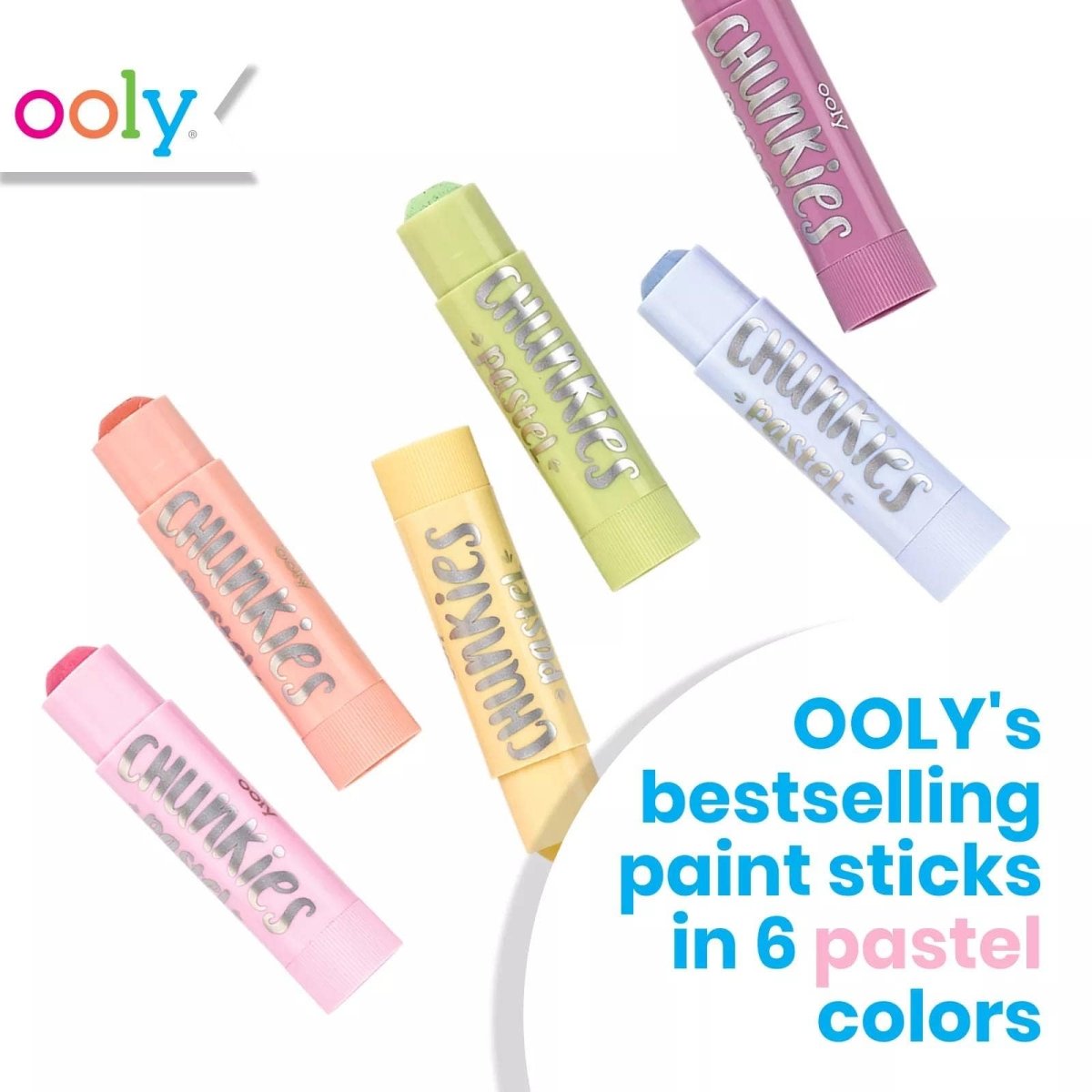 Chunkies Paint Sticks: Pastel - OOLY Art sold by Rosebud & Jo