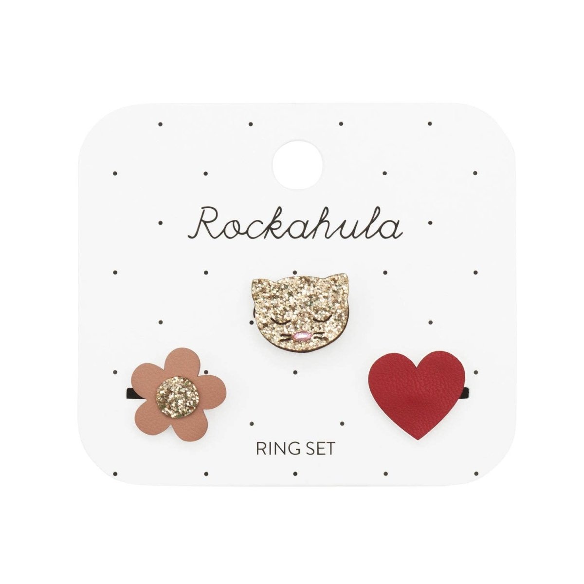 Clara Cat Ring Set - Rockahula Kids Jewelry sold by Rosebud & Jo