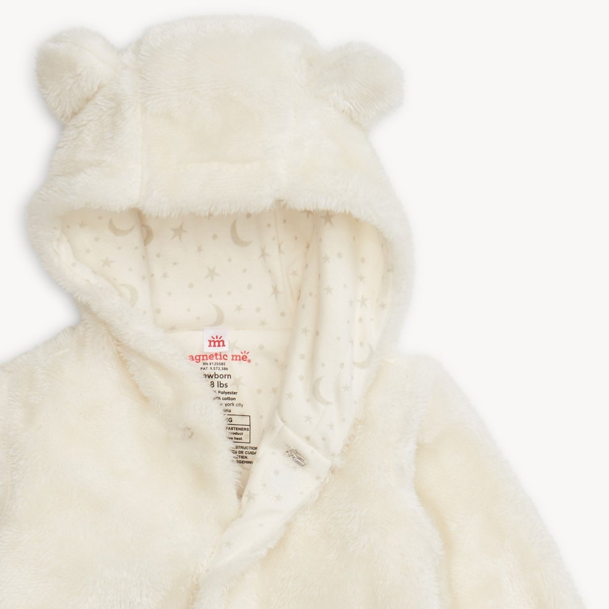 Cloud Minky Bear Footie - Magnetic Me Baby & Toddler Clothing sold by Rosebud & Jo