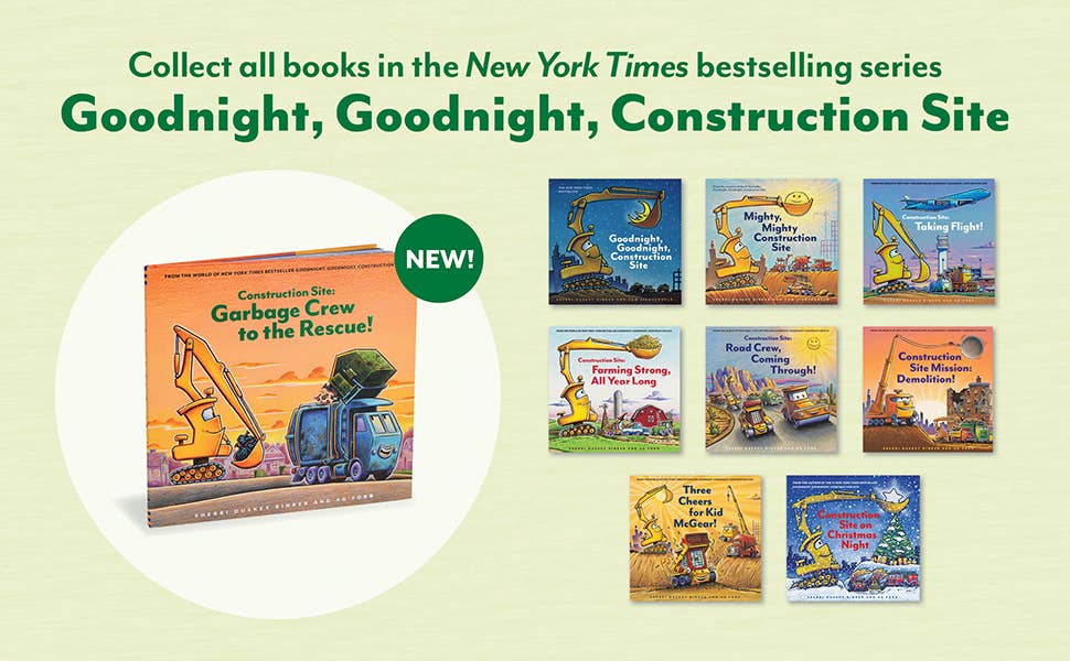 Construction Site: Garbage Crew to the Rescue! - Chronicle Books Book sold by Rosebud & Jo