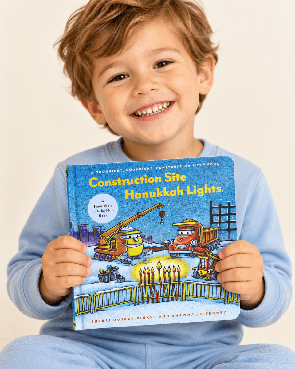 Construction Site Hanukkah Lights - Chronicle Books Books sold by Rosebud & Jo