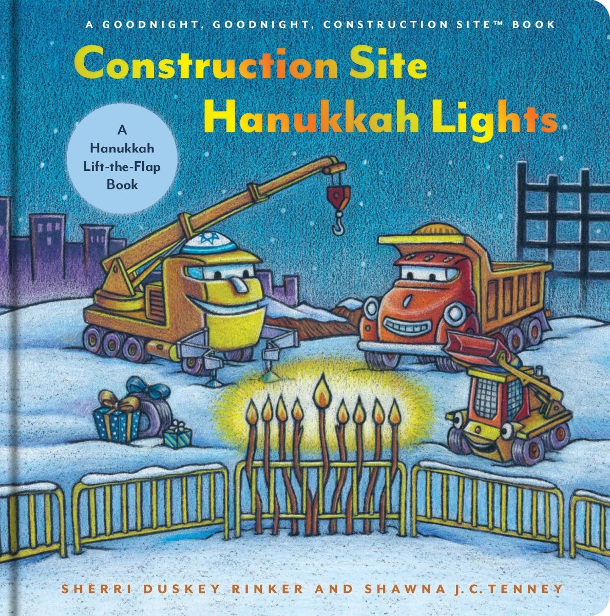 Construction Site Hanukkah Lights - Chronicle Books Book sold by Rosebud & Jo