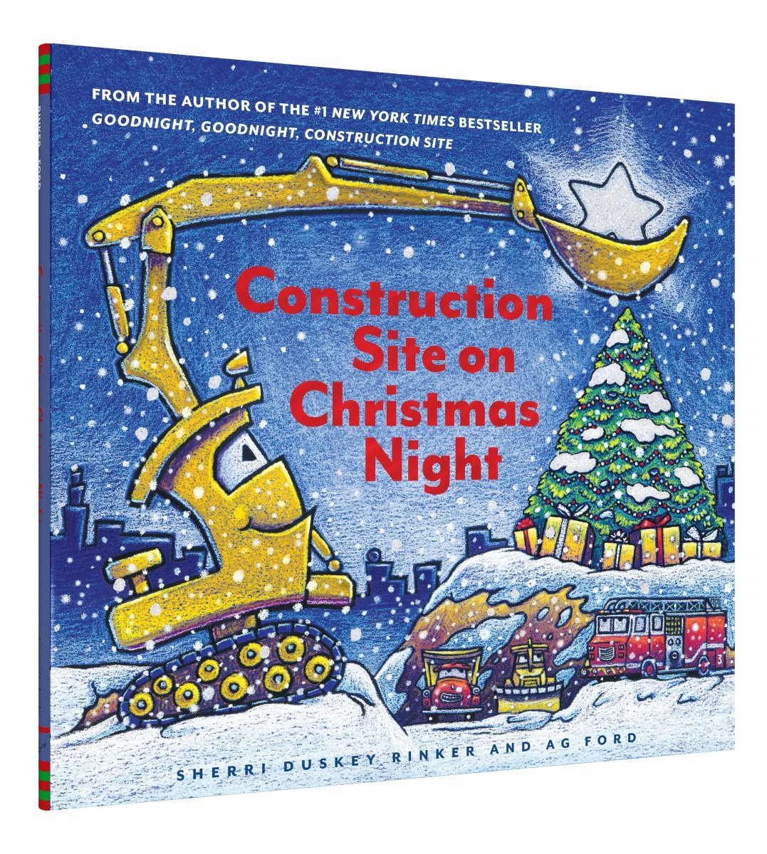 Construction Site on Christmas Night - Chronicle Books Book sold by Rosebud & Jo