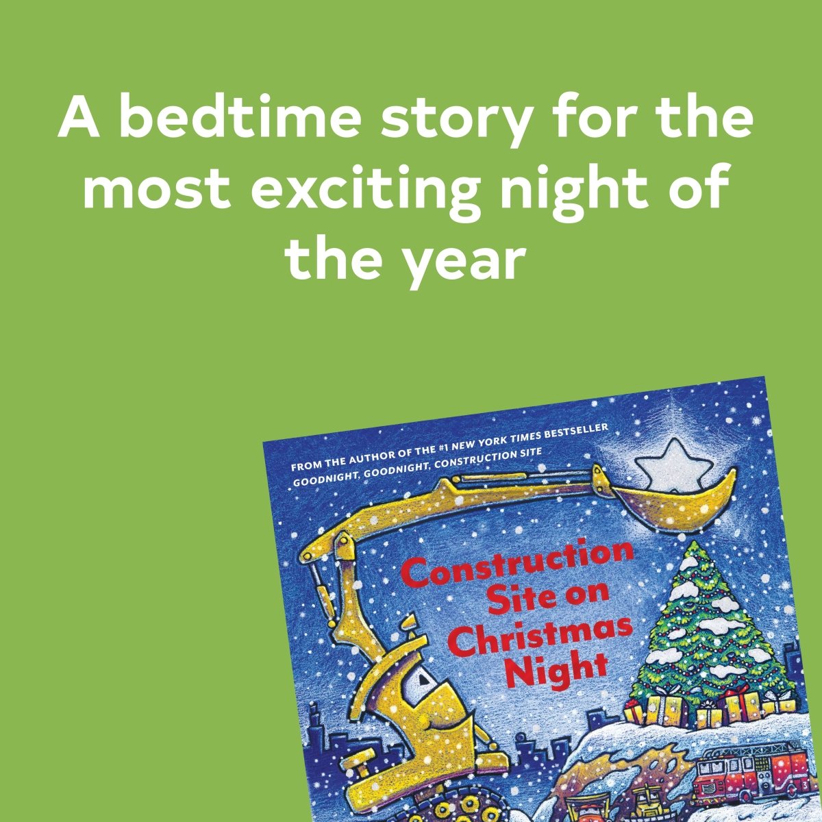 Construction Site on Christmas Night - Chronicle Books Book sold by Rosebud & Jo