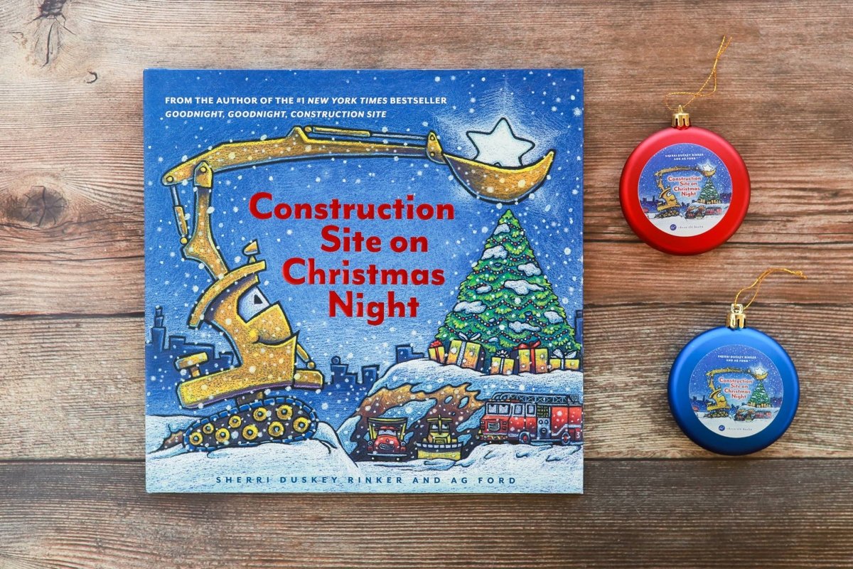 Construction Site on Christmas Night - Chronicle Books Book sold by Rosebud & Jo