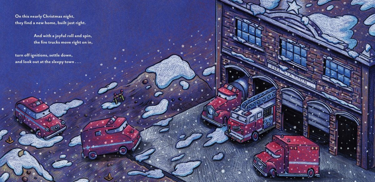 Construction Site on Christmas Night - Chronicle Books Book sold by Rosebud & Jo