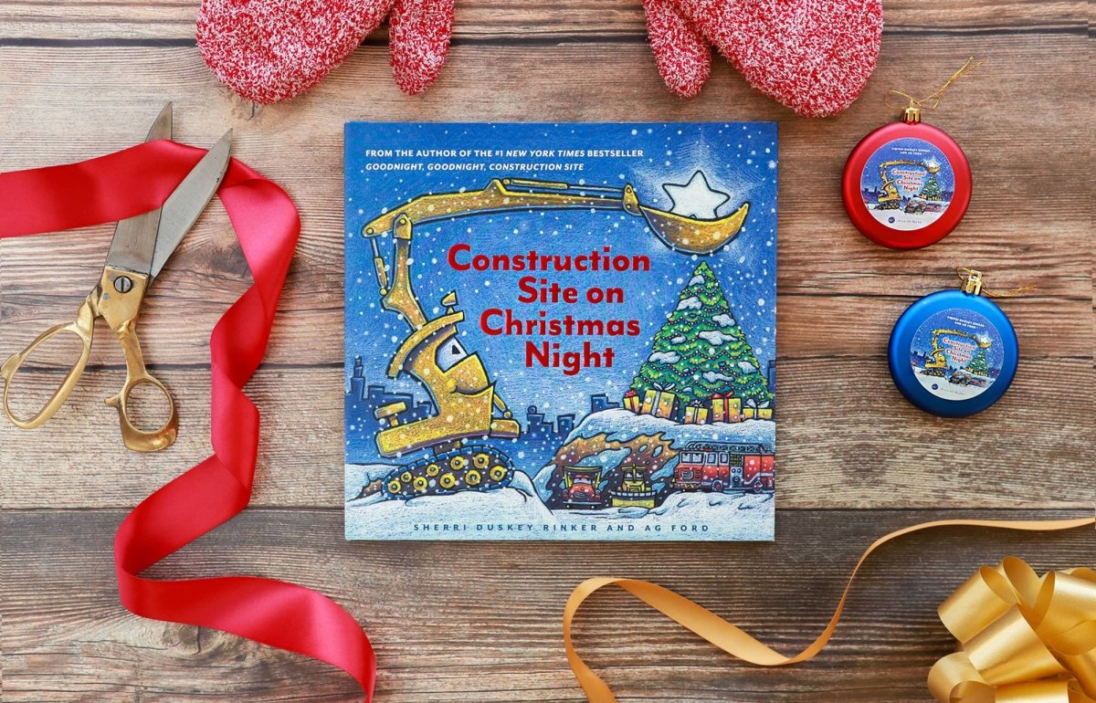 Construction Site on Christmas Night - Chronicle Books Book sold by Rosebud & Jo
