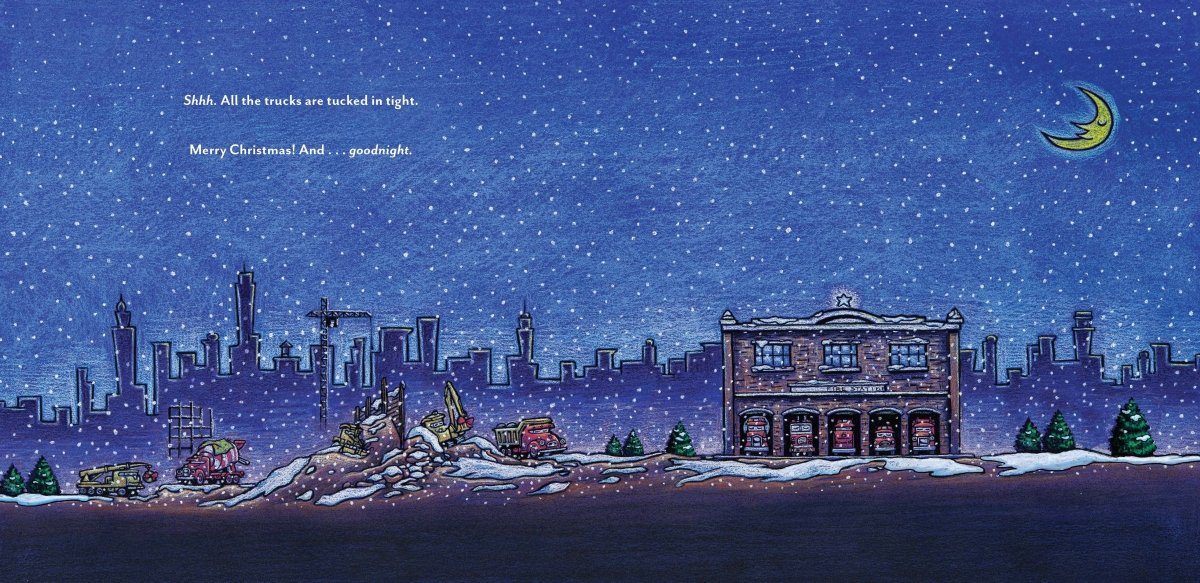 Construction Site on Christmas Night - Chronicle Books Book sold by Rosebud & Jo