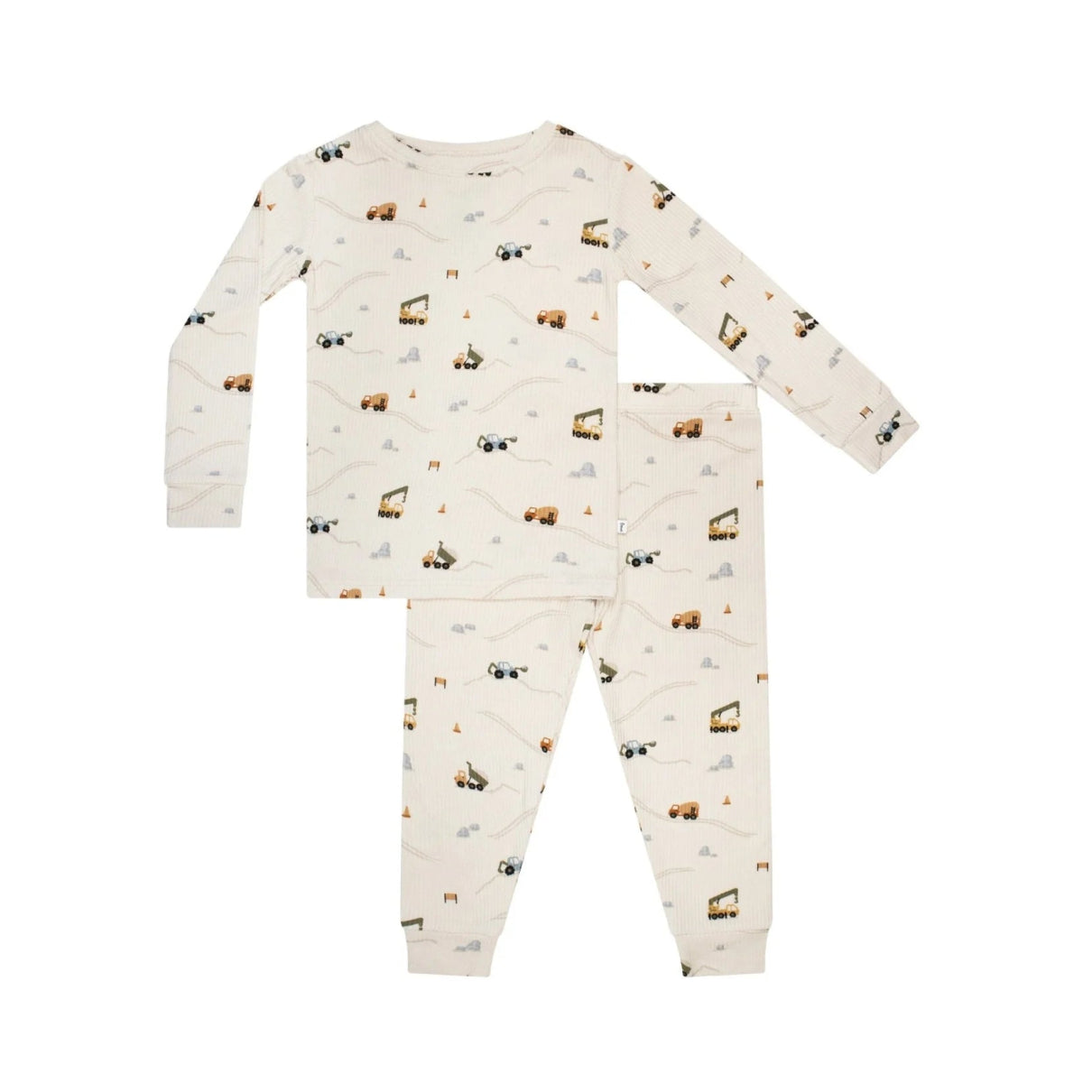 Construction Small Ribbed Two - Piece Set - Brave Little Ones Baby & Toddler Clothing sold by Rosebud & Jo