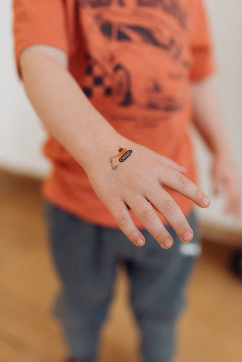Construction Vehicle Temporary Tattoos for Kids - Saint & Company Toys sold by Rosebud & Jo