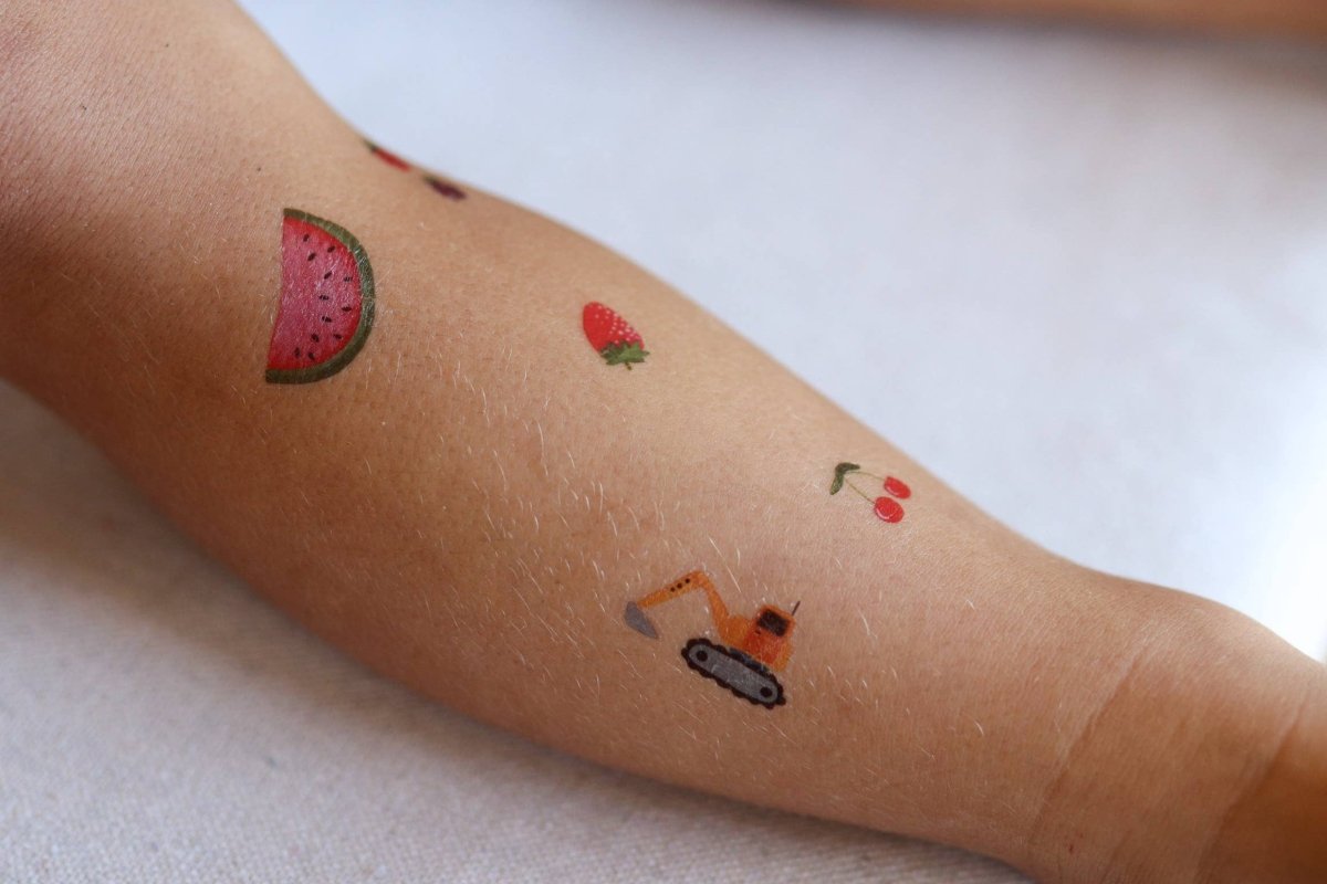 Construction Vehicle Temporary Tattoos for Kids - Saint & Company Toys sold by Rosebud & Jo