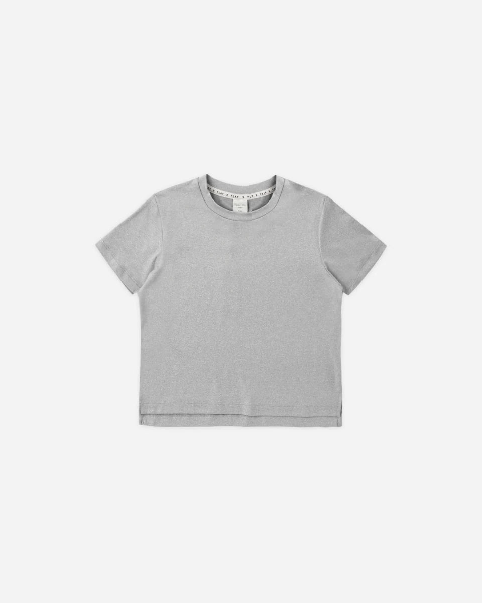 Cove Essential Tee Heathered Dusty Blue - Rylee + Cru Tops sold by Rosebud & Jo