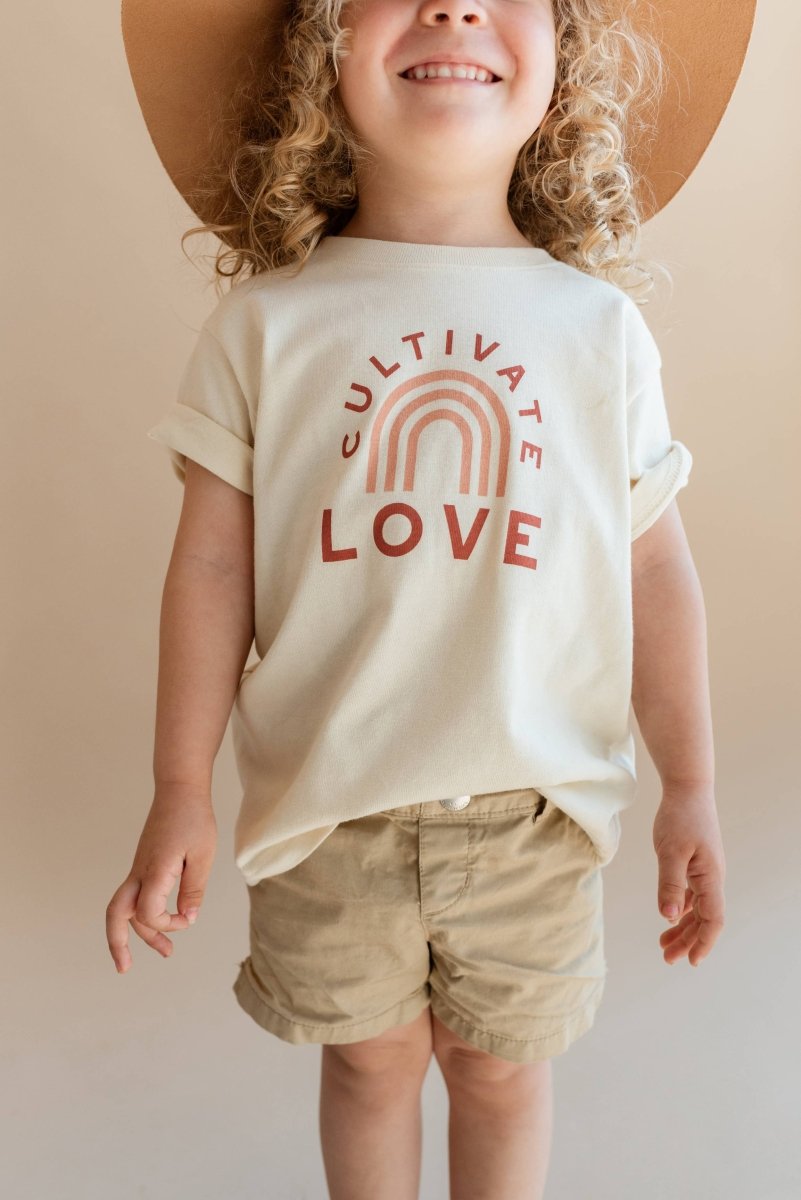 Cultivate Love Graphic Tee - Polished Prints Baby & Toddler Clothing sold by Rosebud & Jo