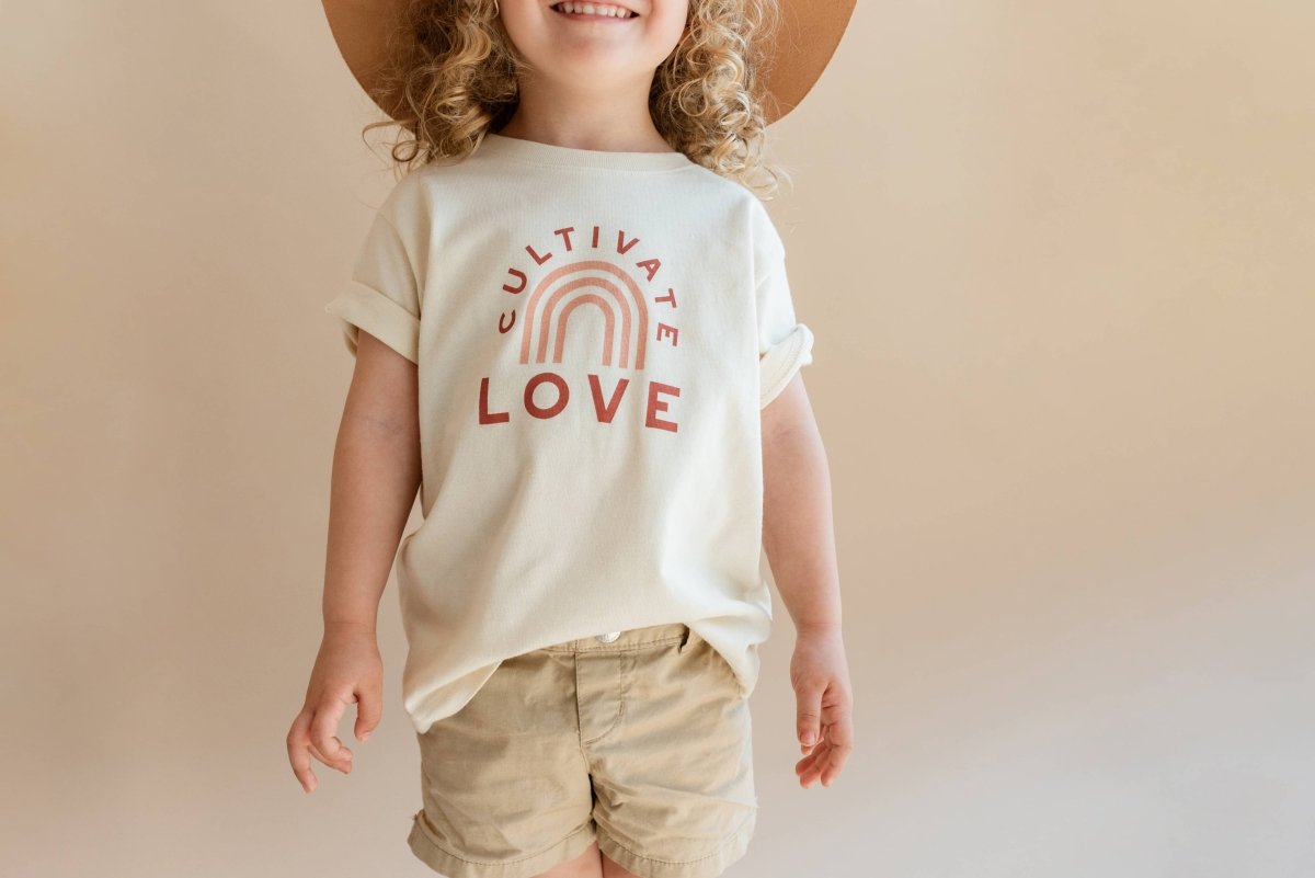 Cultivate Love Graphic Tee - Polished Prints Baby & Toddler Clothing sold by Rosebud & Jo