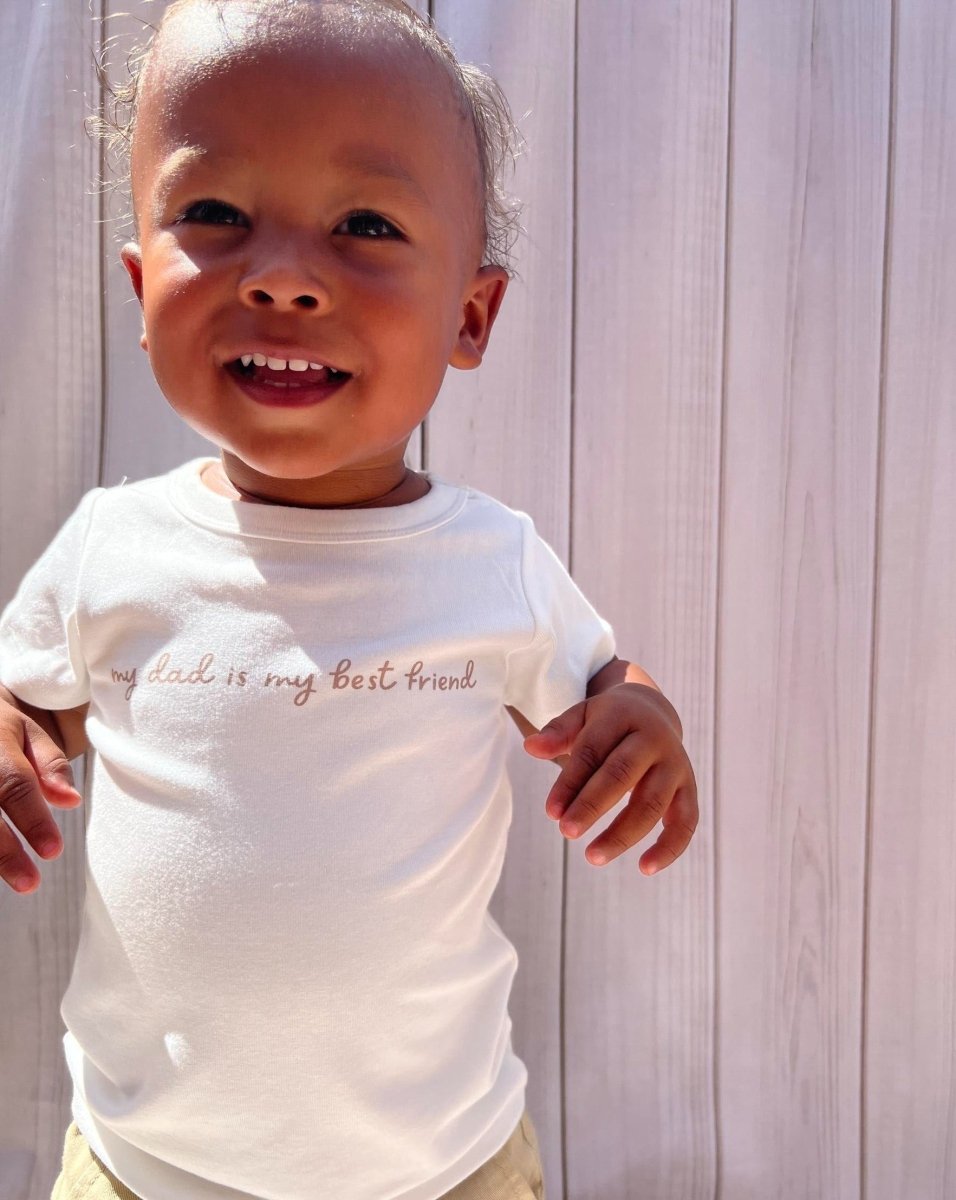 Dad is My Best Friend - Tiny Victories Baby & Toddler Clothing sold by Rosebud & Jo