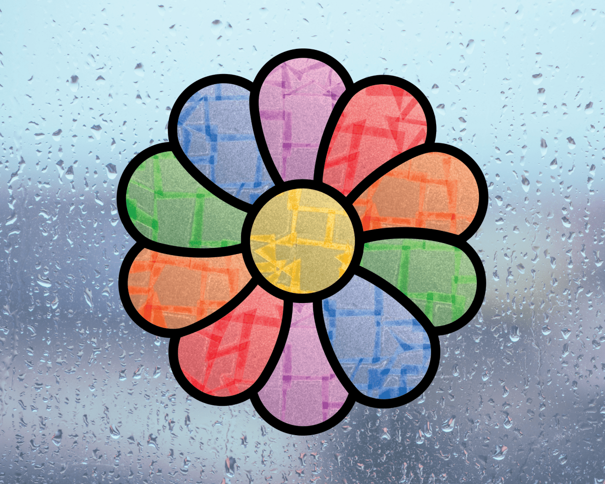 Daisy Flower Suncatcher Sticker Craft Kit for Kids - Calenlou Crafts Arts & Crafts sold by Rosebud & Jo