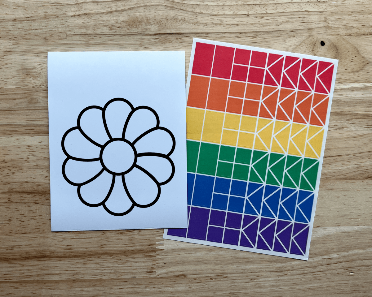 Daisy Flower Suncatcher Sticker Craft Kit for Kids - Calenlou Crafts Arts & Crafts sold by Rosebud & Jo