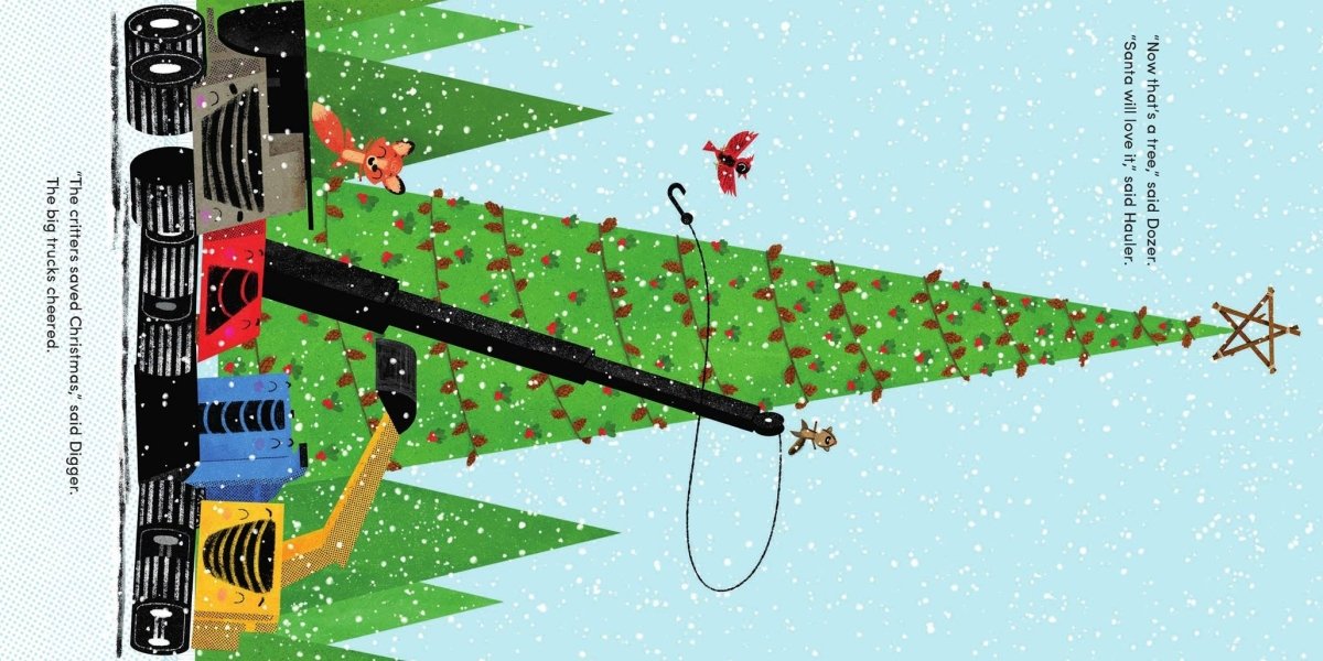Digger and the Christmas Tree by Joseph Kuefler - HarperCollins Book sold by Rosebud & Jo