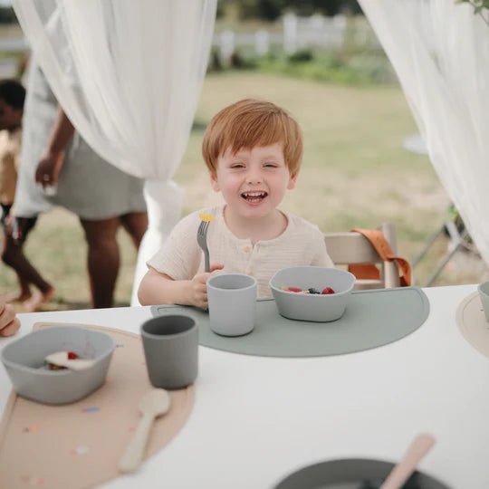 Dinnerware Cup Set of 2 - mushie feeding sold by Rosebud & Jo