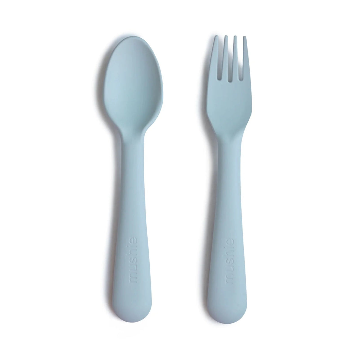 Dinnerware Fork and Spoon Set - mushie sold by Rosebud & Jo