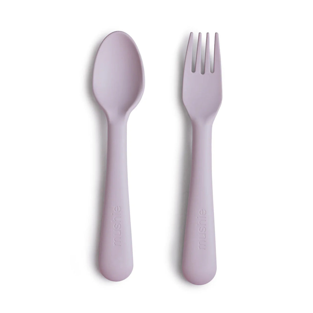 Dinnerware Fork and Spoon Set - mushie sold by Rosebud & Jo