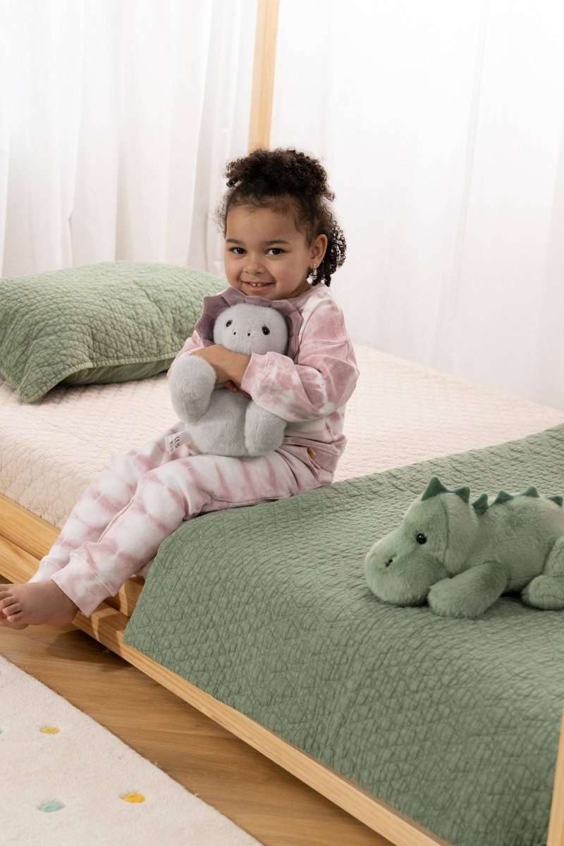 Dino Plush Toy - Light Green Stegosaurus - Coco Village Stuffed Animals sold by Rosebud & Jo