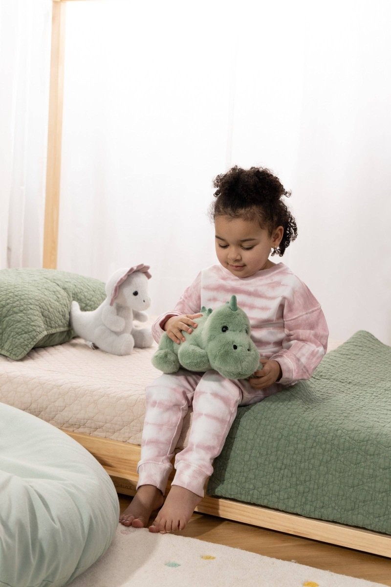 Dino Plush Toy - Light Green Stegosaurus - Coco Village Stuffed Animals sold by Rosebud & Jo