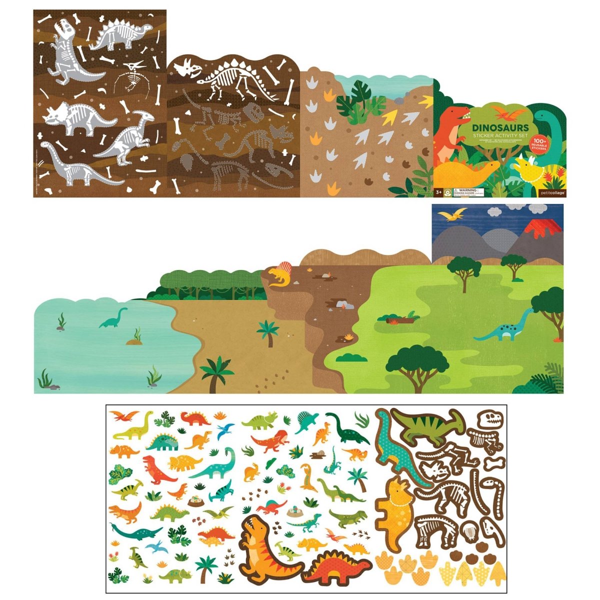 Dinosaurs Sticker Activity Set - Chronicle Books Stickers sold by Rosebud & Jo