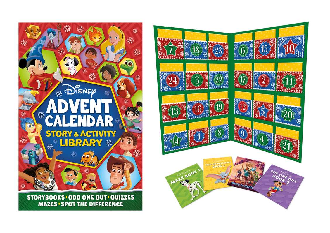 Disney: 5-in-1 Advent Calendar - Simon & Schuster Books sold by Rosebud & Jo