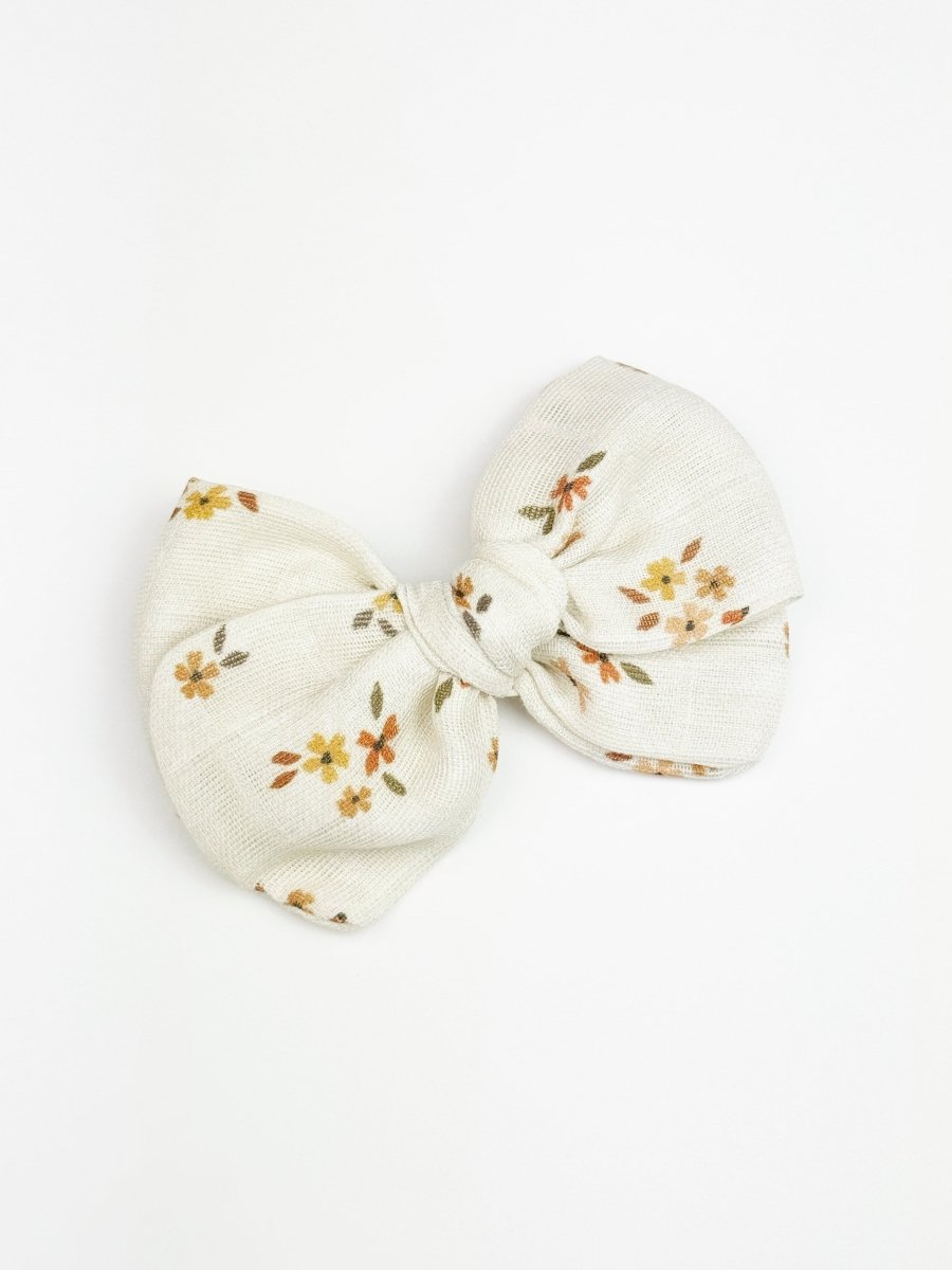 Ditsy Bow with Alligator Clip - Cottontail Bow Co. Hair Accessory sold by Rosebud & Jo