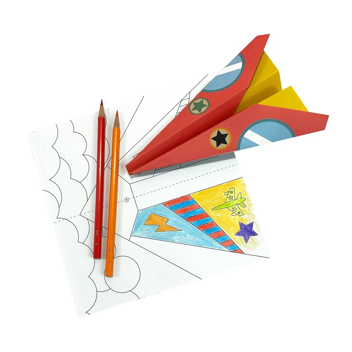 D.I.Y. Paper Air Planes Activity Kit - OOLY Art sold by Rosebud & Jo