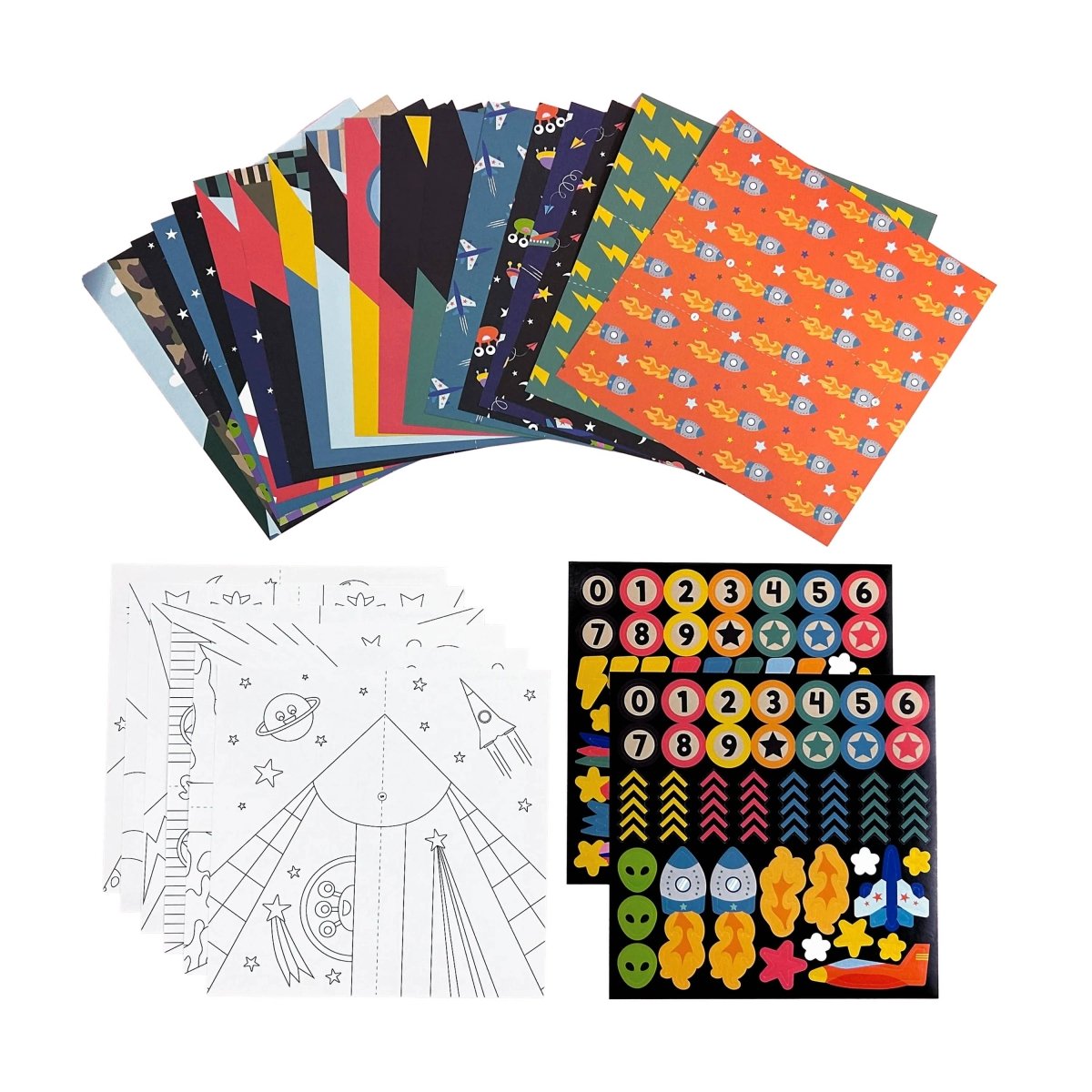 D.I.Y. Paper Air Planes Activity Kit - OOLY Art sold by Rosebud & Jo
