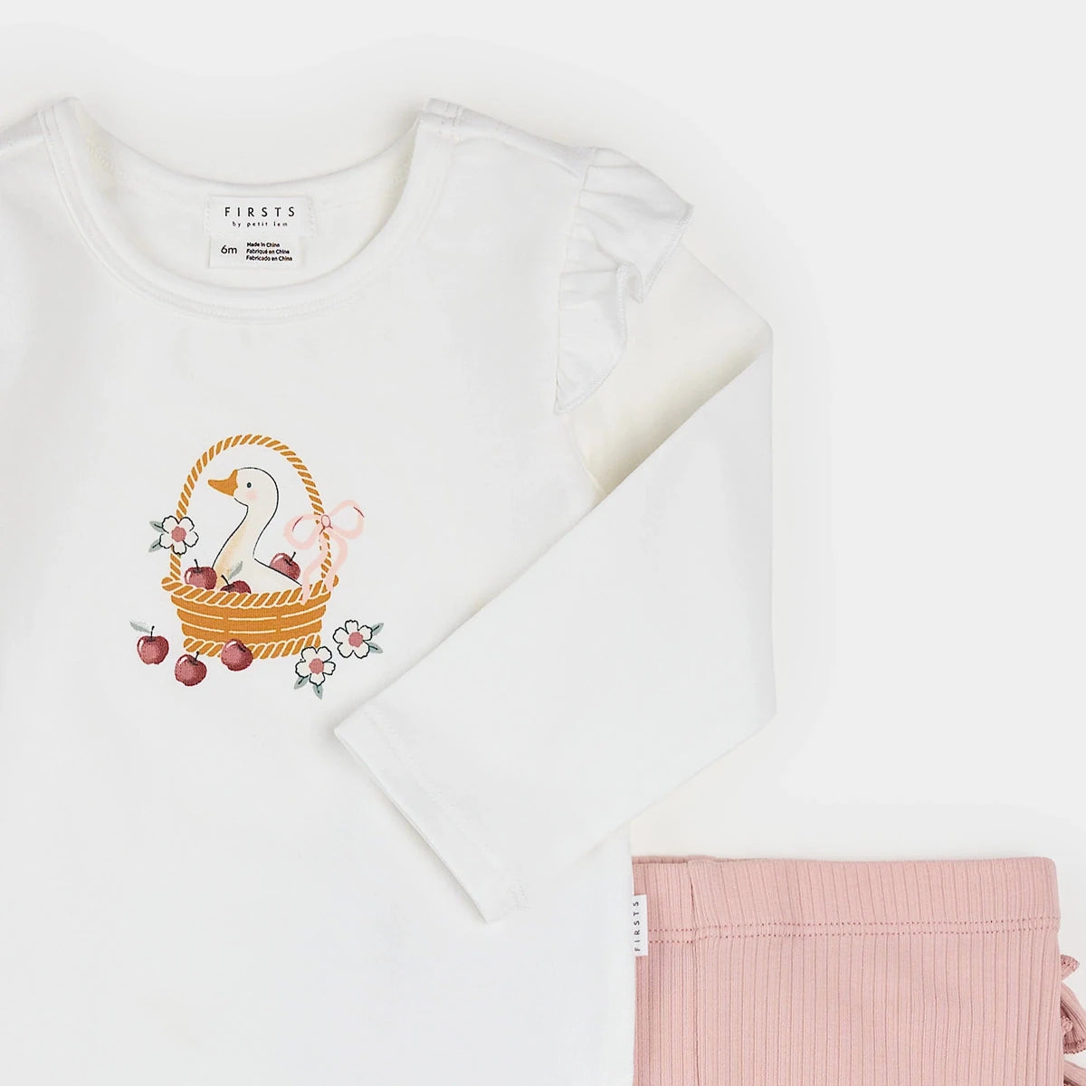 Dress-Up Duck 2pc LunaKnit Bodysuit Set - Petite Lem Top & Bottom Sets sold by Rosebud & Jo