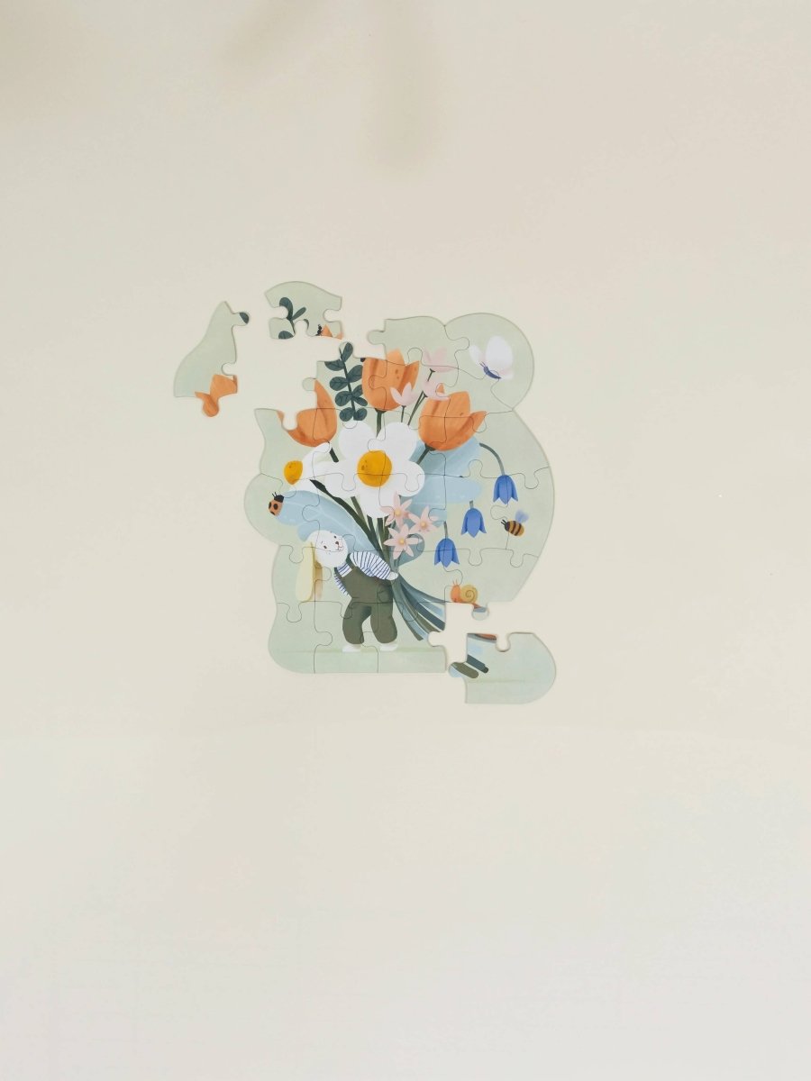 Early Learners Puzzle – Coco in Bloom (24 pcs) - Coco Village Toys sold by Rosebud & Jo