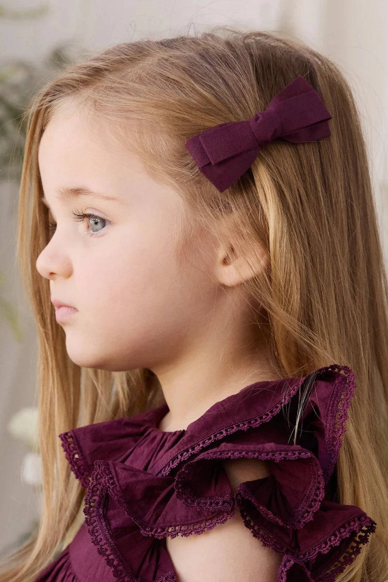 Elka Clip - Fig - Jamie Kay Hair Accessories sold by Rosebud & Jo