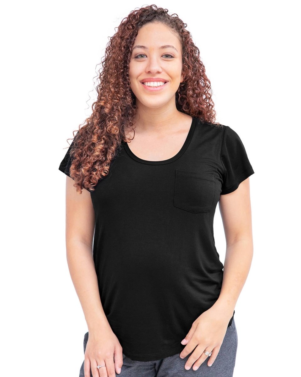 Everyday Nursing & Maternity T-shirt With Pocket - Kindred Bravely Maternity Clothes sold by Rosebud & Jo
