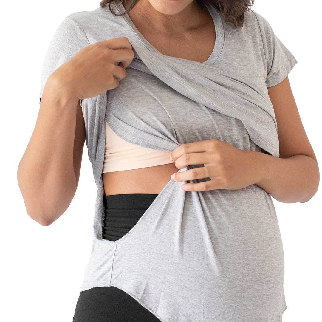 Everyday Nursing & Maternity T-shirt With Pocket - Kindred Bravely Maternity Clothes sold by Rosebud & Jo
