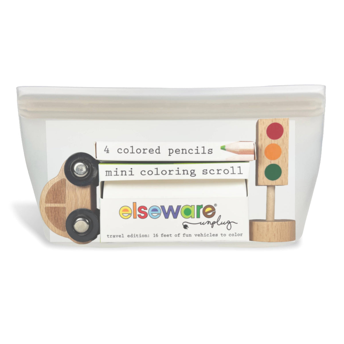 Traveling Tot Kit in Reusable Silicone Bag