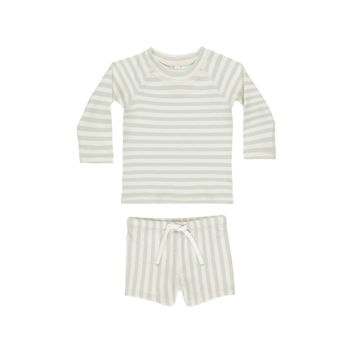 Finn Rashguard & Short Swimsuit Set - Quincy Mae Baby & Toddler Clothing sold by Rosebud & Jo