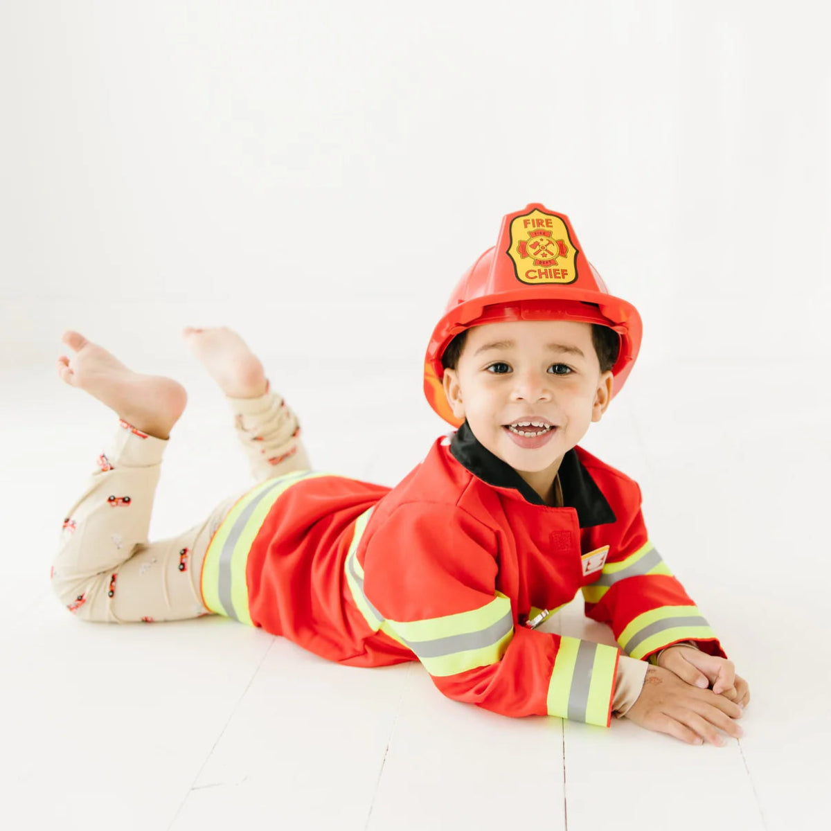 Firetruck Two - piece Pajama Set - Brave Little Ones Baby & Toddler Clothing sold by Rosebud & Jo