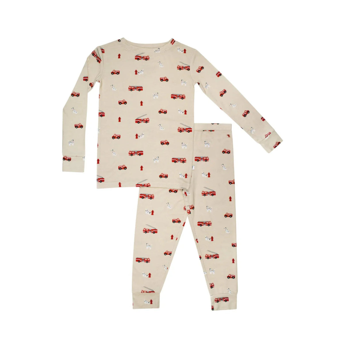 Firetruck Two - piece Pajama Set - Brave Little Ones Baby & Toddler Clothing sold by Rosebud & Jo