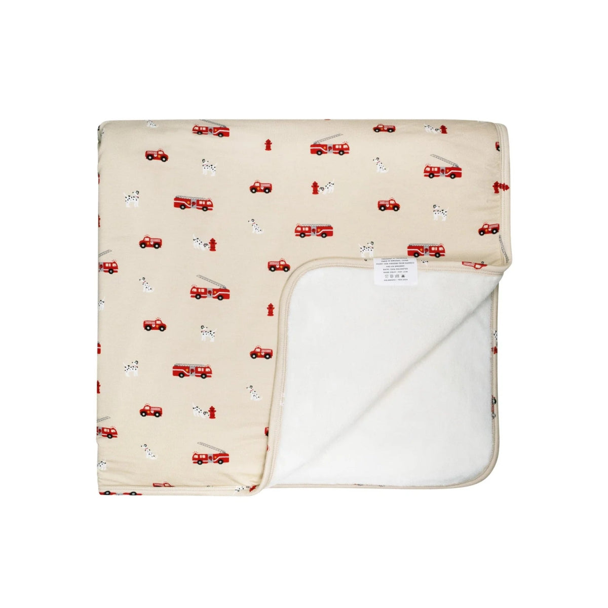 Firetrucks Toddler Blanket - Brave Little Ones Blanket sold by Rosebud & Jo