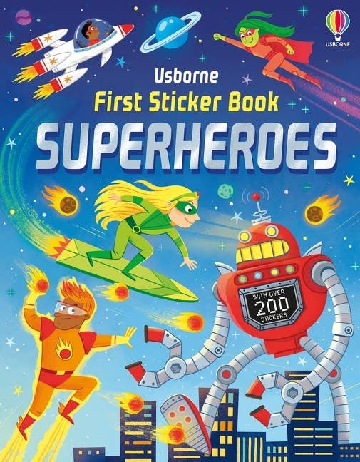 First Sticker Book Superheroes - HarperCollins Arts & Crafts sold by Rosebud & Jo