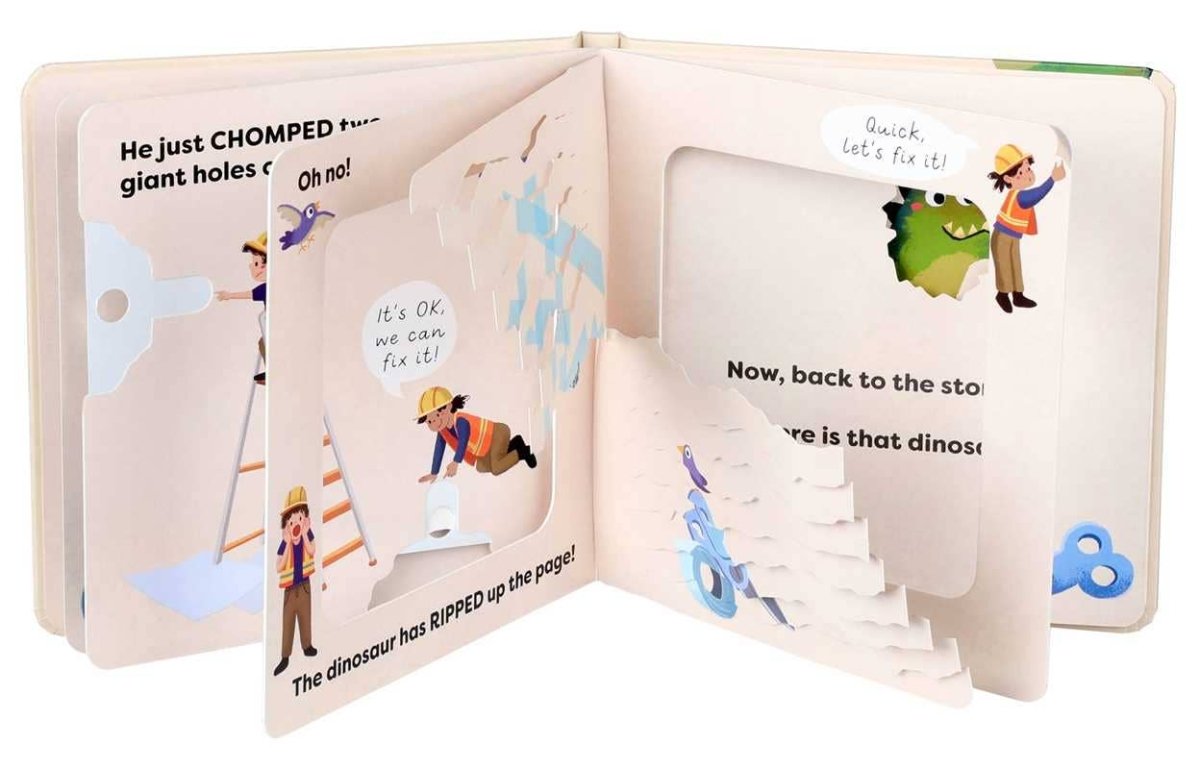 Fix This Book: A Dinosaur Broke It! by Editors of Silver Dolphin Books - Simon & Schuster Books sold by Rosebud & Jo